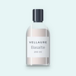 Nettoyant visage peaux sensibles Basalte – Vellaure, flacon 200 ml