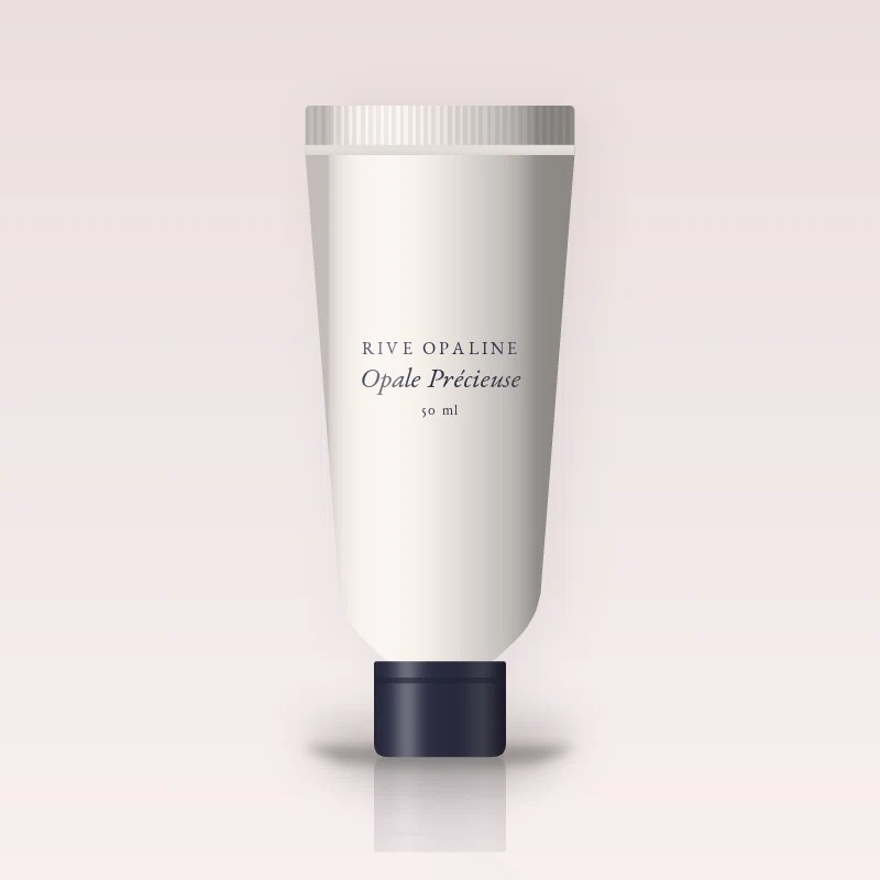 Opale Précieuse crème solaire visage bonne mine SPF 50 – Rive Opaline, tube 50 ml