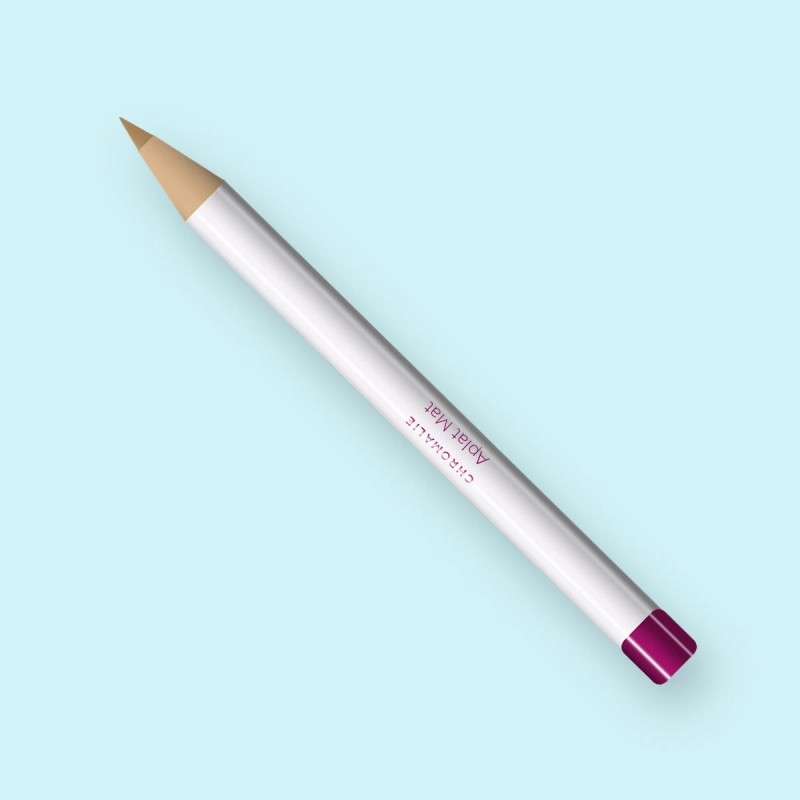 Crayon à sourcils Aplat Mat à l'huile de macadamia – Chromalie, 1,1 g, teinte 02 Blond doré