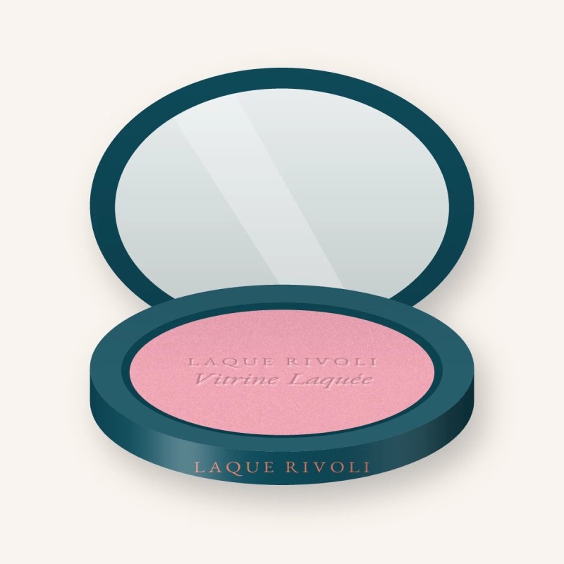 Blush fraîcheur Vitrine Laquée – Laque Rivoli, boîtier 4 g, teinte 02 Rose tendre