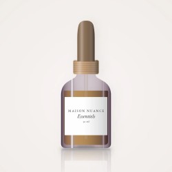 Huile capillaire brillance miroir Essentiels – Maison Nuance, flacon compte-gouttes 30 ml
