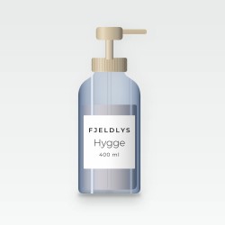 Hygge nettoyant visage clarifiant – Fjeldlys, flacon-pompe 400 ml