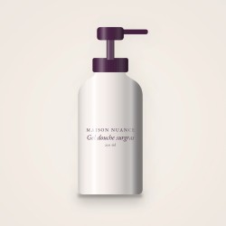 Gel douche et bain surgras au thé vert – Maison Nuance, flacon-pompe 250 ml