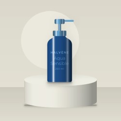 Gel douche et bain Aqua Sensible moussant – Halvène, photo d'ambiance