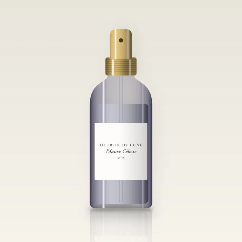 Soin sans rinçage brillance miroir Mauve Céleste – Herbier de Lune, flacon spray 150 ml