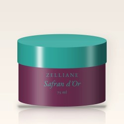Masque visage Safran d'Or au rhassoul – Zelliane, pot 75 ml