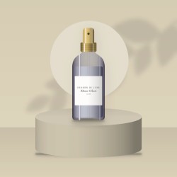 Soin sans rinçage brillance miroir Mauve Céleste – Herbier de Lune, photo d'ambiance