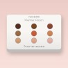 Palette yeux Premier Flocon voyage – Yukimori, 9 × 1 g, teinte Tons terracotta