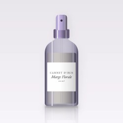 Brume Marge Florale caressante – Carnet d'Iris, flacon spray 100 ml