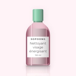 Nettoyant visage énergisant à la niacinamide – Sopoong, flacon 150 ml