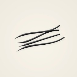 Eyeliner Soie Carmin à l'huile de ricin – Balcon Pourpre, aperçu de la teinte Noir
