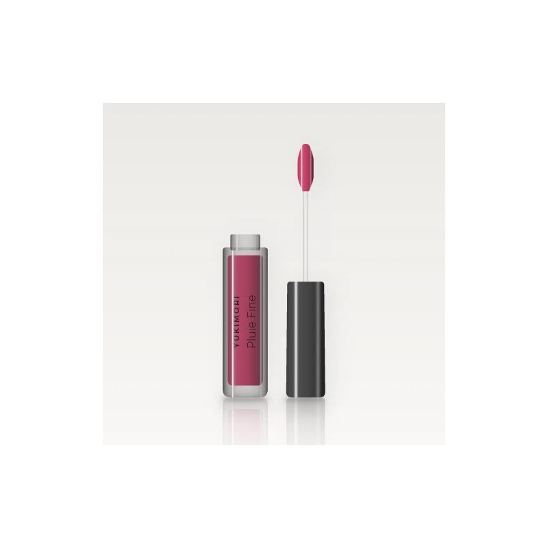 Gloss haute brillance Pluie Fine – Yukimori, flacon applicateur 6 ml, teinte 05 Rose framboise