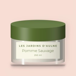 Masque capillaire lissant Pomme Sauvage – Les Jardins d'Aulne, pot 250 ml