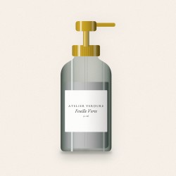 Crème hydratante veloutée Feuille Verte – Atelier Verdure, flacon-pompe 50 ml