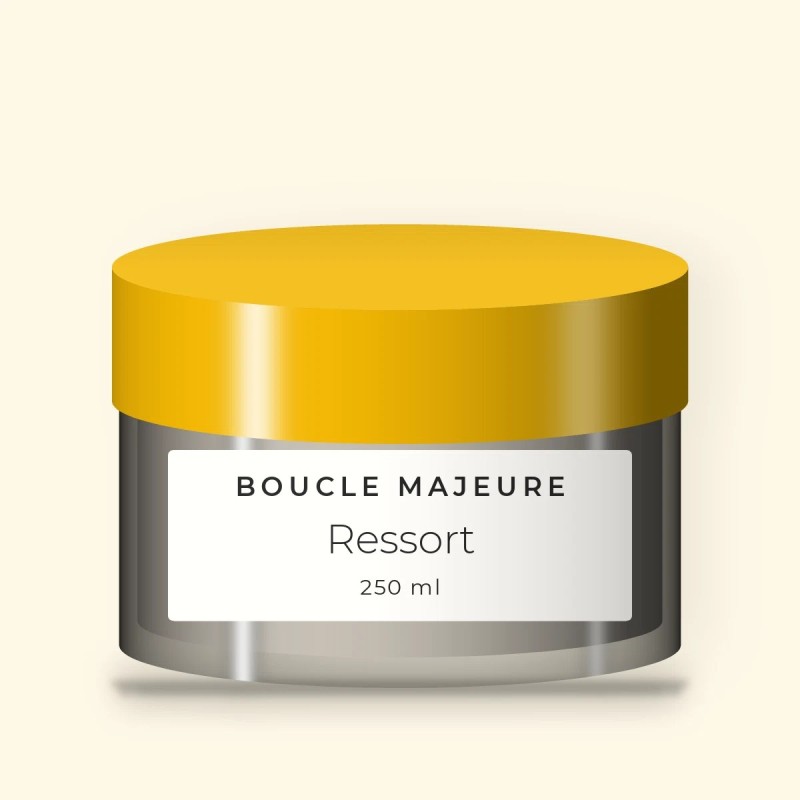 Masque capillaire riche Ressort – Boucle Majeure, pot 250 ml