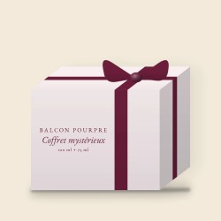 Coffret parfum mystérieux à la cardamome – Balcon Pourpre, 100 ml + 75 ml
