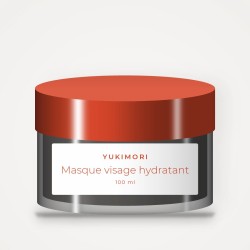 Masque visage hydratant à l'aloe vera – Yukimori, pot 100 ml