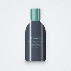 Huile corps sèche fondante à la nigelle – Vellaure, flacon 100 ml