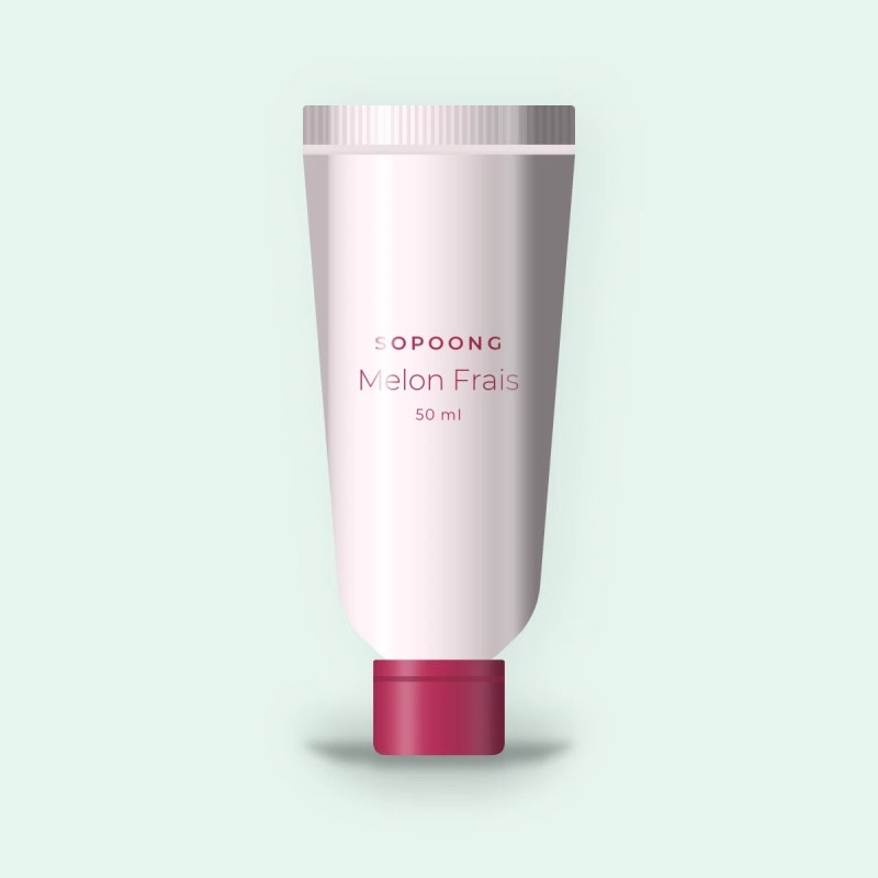 Crème solaire visage réconfortante Melon Frais SPF 30 – Sopoong, tube 50 ml