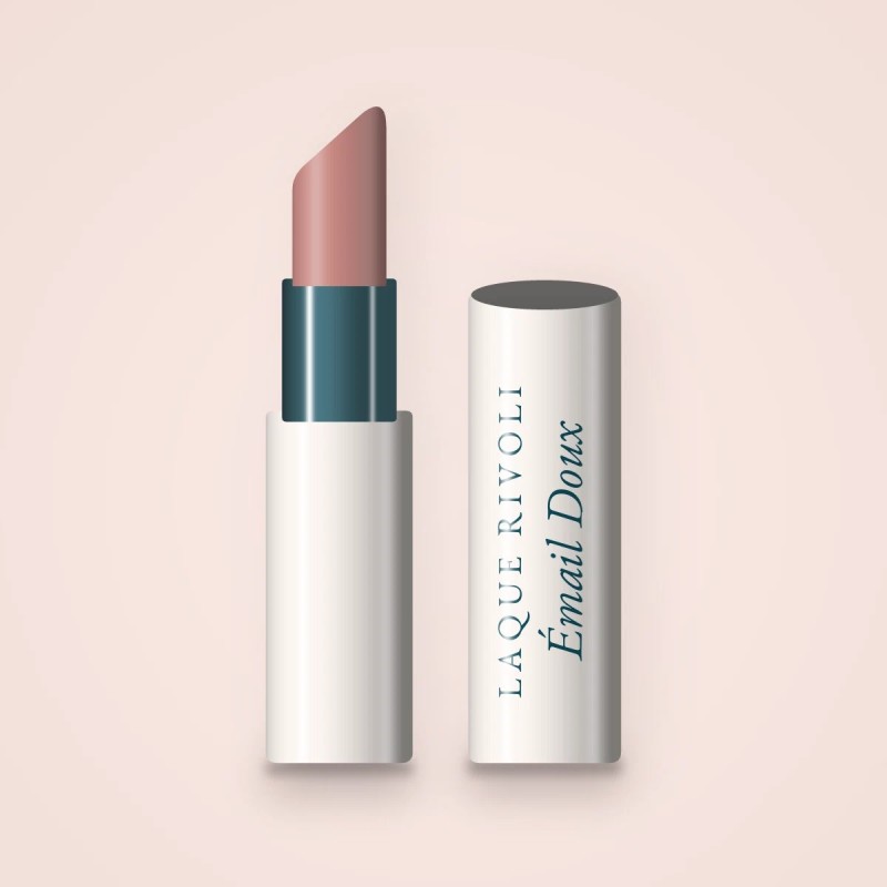 Rouge à lèvres hydratant Émail Doux – Laque Rivoli, étui 3,5 g, teinte 02 Nude rosé