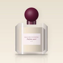 Parfum nacré au bois de santal pour femme – Balcon Pourpre, flacon 30 ml