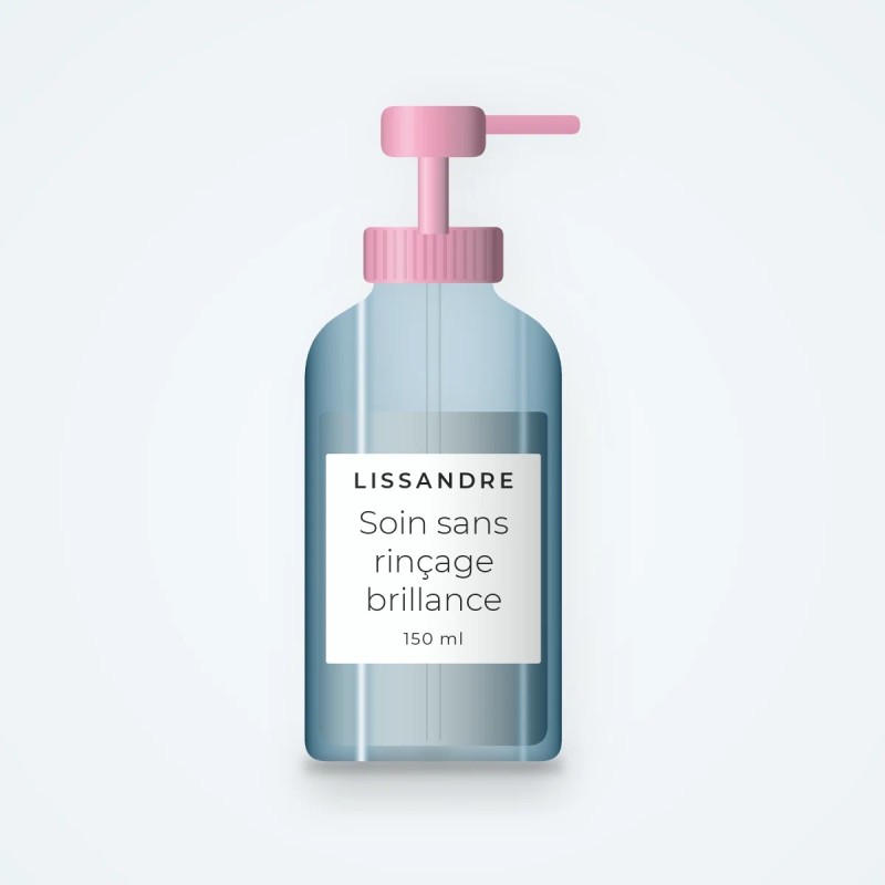 Soin sans rinçage brillance à l'huile d'argan – Lissandre, flacon-pompe 150 ml