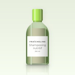 Shampooing nutritif au yuzu – Fraîcheline, flacon 250 ml