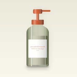 Soin anti-âge de nuit Pomme Sauvage – Les Jardins d'Aulne, flacon-pompe 50 ml