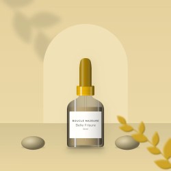 Huile capillaire Belle Frisure à l'olive – Boucle Majeure, photo d'ambiance