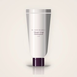 Masque visage illuminateur à la niacinamide – Maison Nuance, tube 75 ml