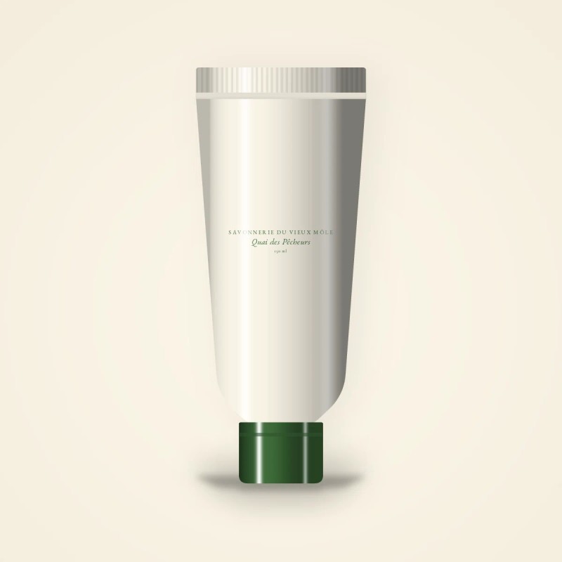 Crème à raser Quai des Pêcheurs ultra-confort – Savonnerie du Vieux Môle, tube 150 ml