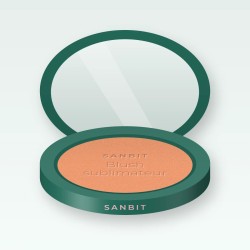 Blush sublimateur à la poudre de perle – Sanbit, boîtier 4 g, teinte 04 Abricot
