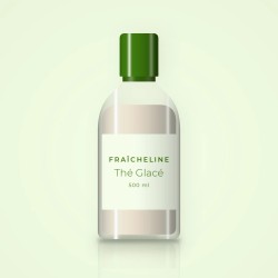 Gel douche et bain Thé Glacé vivifiant – Fraîcheline, flacon 500 ml
