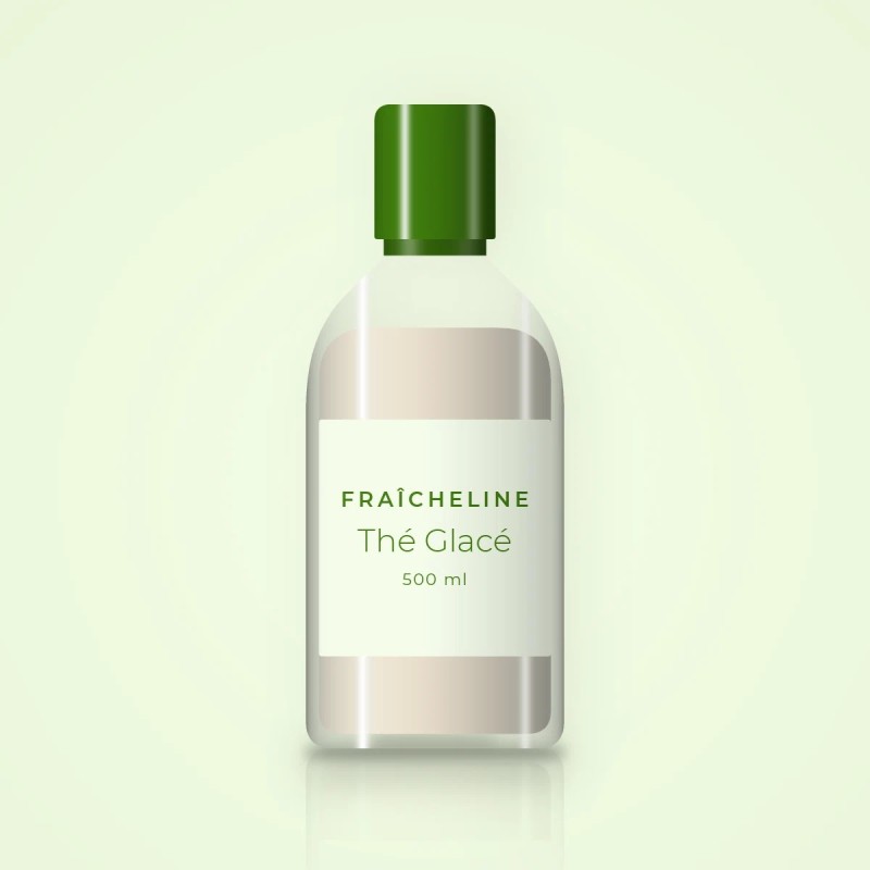 Gel douche et bain Thé Glacé vivifiant – Fraîcheline, flacon 500 ml