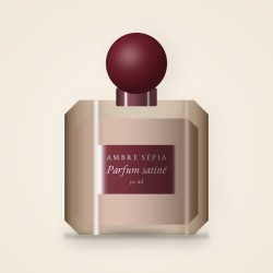 Parfum satiné à la mousse de chêne – Ambre Sépia, flacon 50 ml