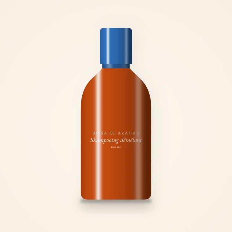 Shampooing démêlant à l'extrait de ginseng – Brisa de Azahar, flacon 100 ml