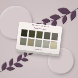 Palette yeux haute pigmentation Nuance Douce – Maison Nuance, photo d'ambiance