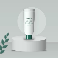 Soie de Bambou masque visage peau neuve – Sanbit, photo d'ambiance