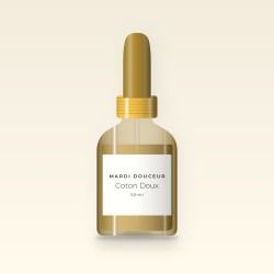 Huile capillaire Coton Doux à l'avocat – Mardi Douceur, flacon compte-gouttes 50 ml
