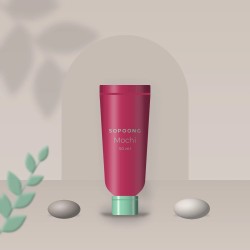 Masque visage hydratant Mochi – Sopoong, photo d'ambiance