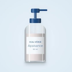 Apaisance soin anti-âge correcteur – Halvène, flacon-pompe 50 ml