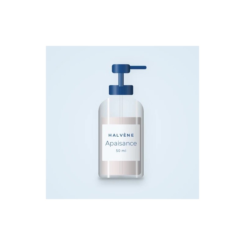 Apaisance soin anti-âge correcteur – Halvène, flacon-pompe 50 ml