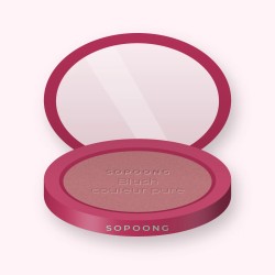 Blush couleur pure à l'huile d'abricot – Sopoong, boîtier 4 g, teinte 09 Bois de rose