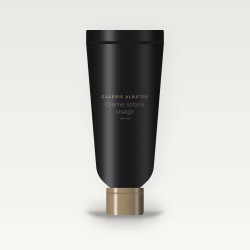 Crème solaire visage fraîcheur à l'huile de karanja SPF 50 – Galerie Albâtre, tube 40 ml