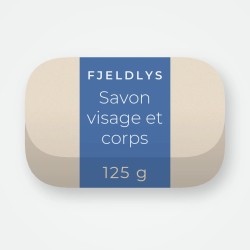 Savon visage et corps au curcuma – Fjeldlys, pain 125 g