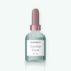 Sérum Goutte Pure à l'huile de rose musquée – Sanbit, flacon compte-gouttes 30 ml