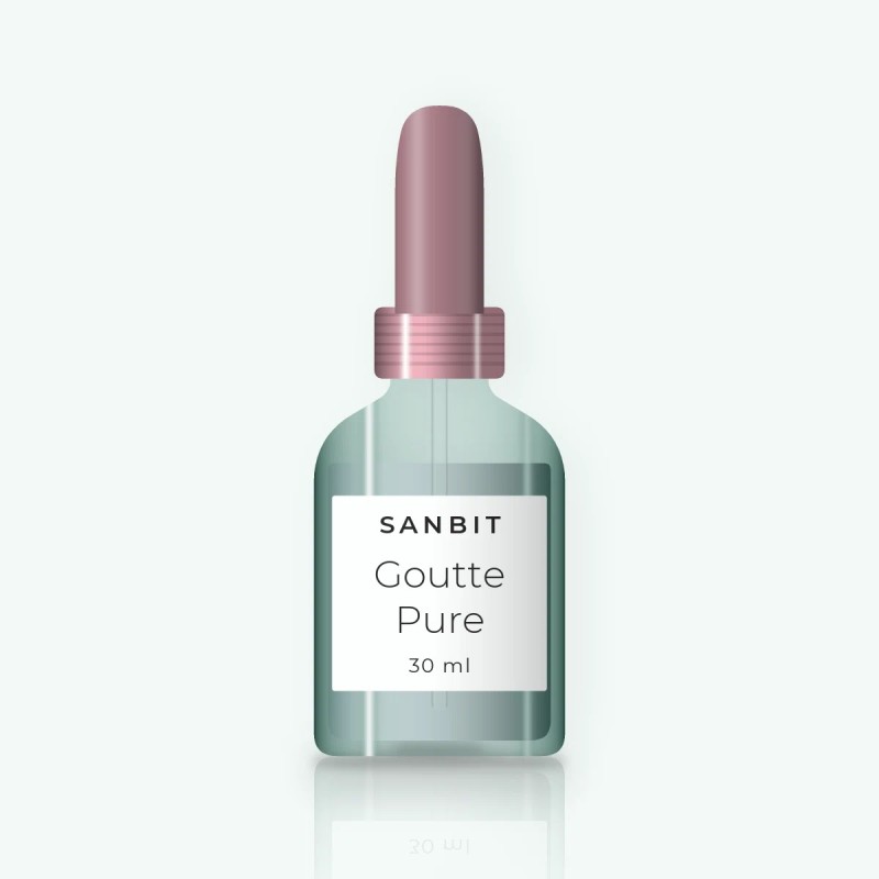 Sérum Goutte Pure à l'huile de rose musquée – Sanbit, flacon compte-gouttes 30 ml