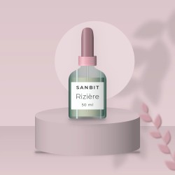 Sérum Rizière à l'huile de rose musquée – Sanbit, photo d'ambiance