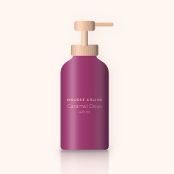 Lait corps Caramel Doux effet seconde peau – Mousse Câline, flacon-pompe 400 ml
