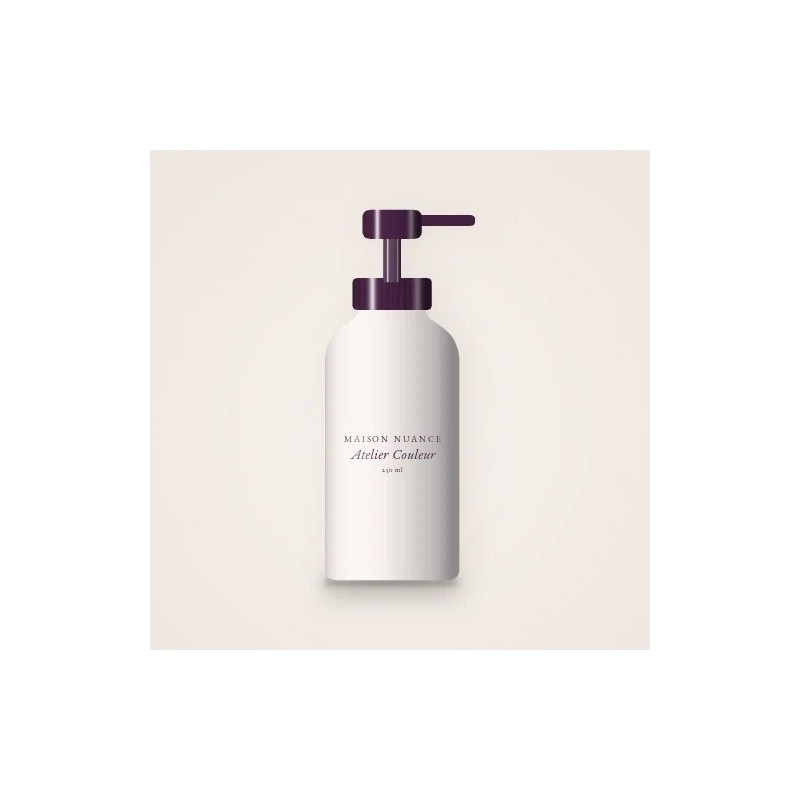 Lait corps Atelier Couleur à la provitamine B5 – Maison Nuance, flacon-pompe 250 ml